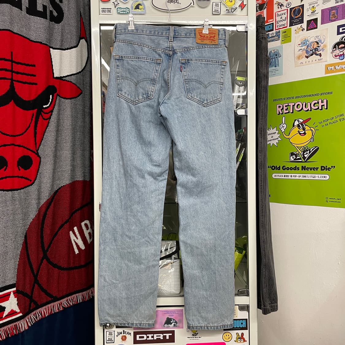 리바이스 550 라이트 블루 워시드 상품이미지5