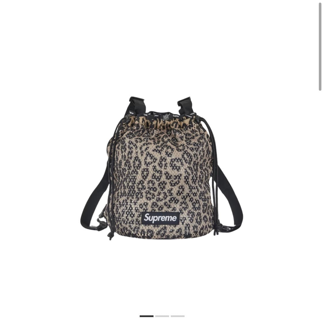 (크림 최고가 65만원) 슈프림 메쉬 스몰 백팩 레오파드 - 23SS 과 상품이미지1