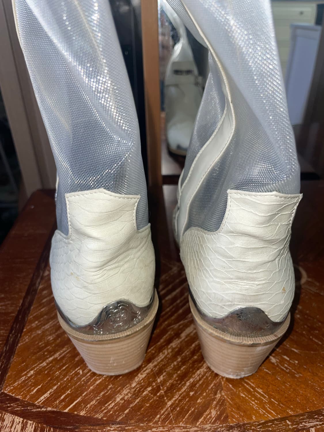 2000 아카이브스 웨스턴 부츠 (아이보리, 240) 상품이미지4