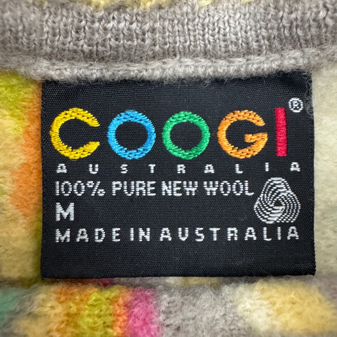 쿠지 오스트레일리아 멀티컬러 케이블 니트 상품이미지5