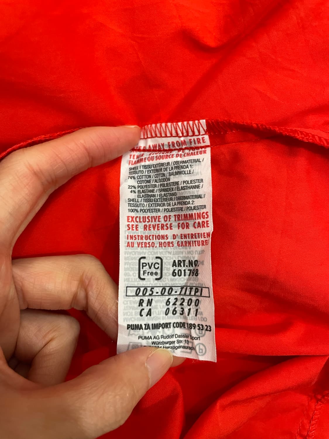 푸마 페라리 한정판 F1 스쿠데리아 레이싱 셔츠 상품이미지8