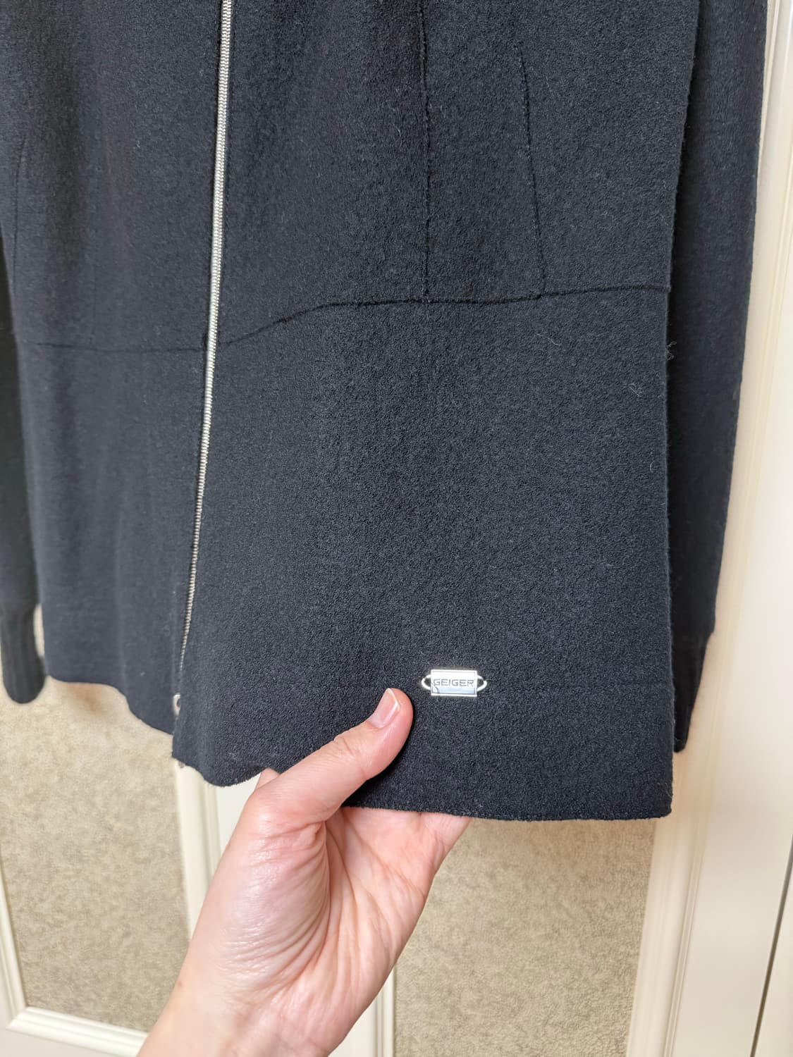 가이거 버진울 집업 가디건 상품이미지4