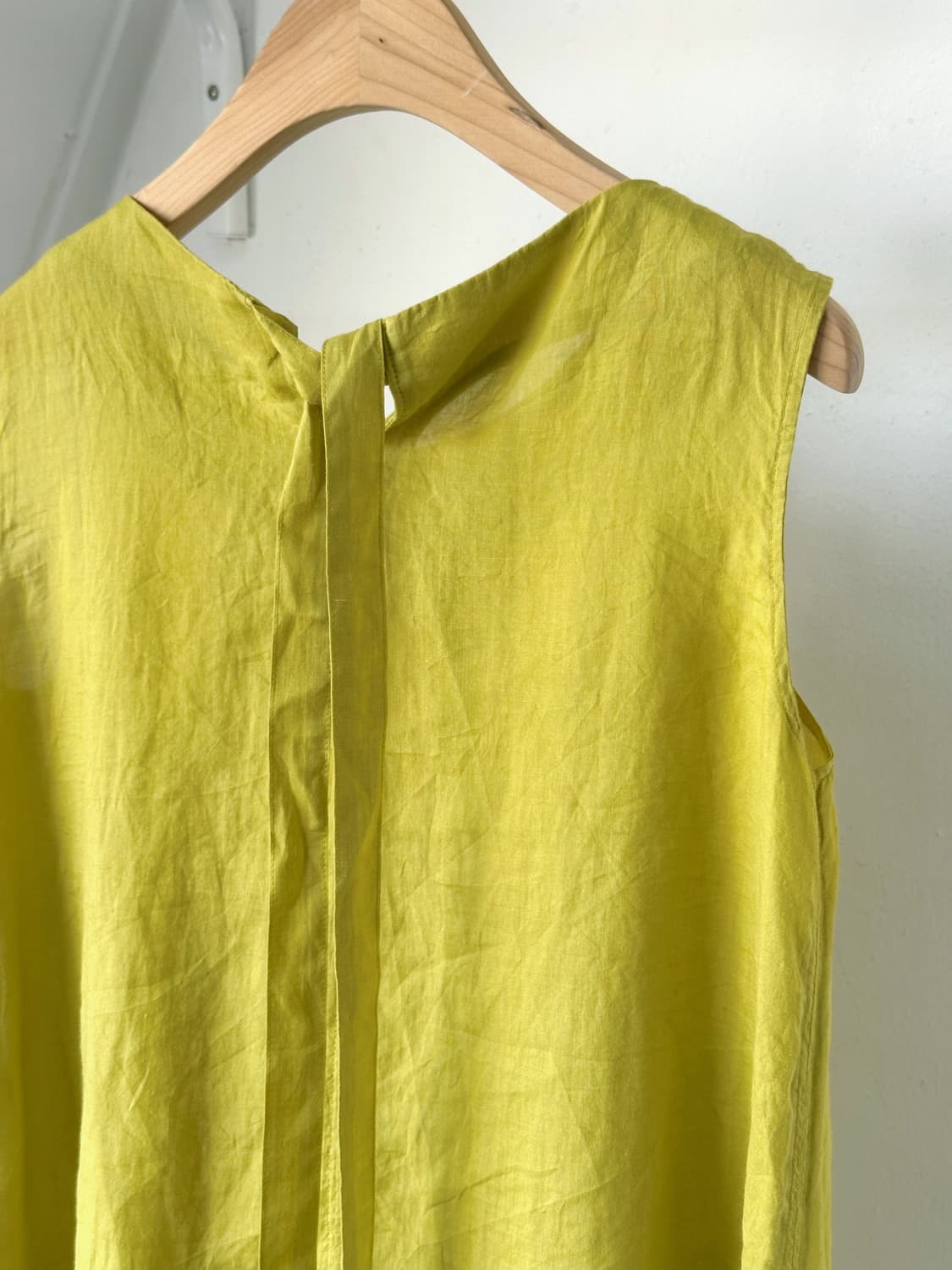 Design shirred linen sleeveless top 상품이미지7