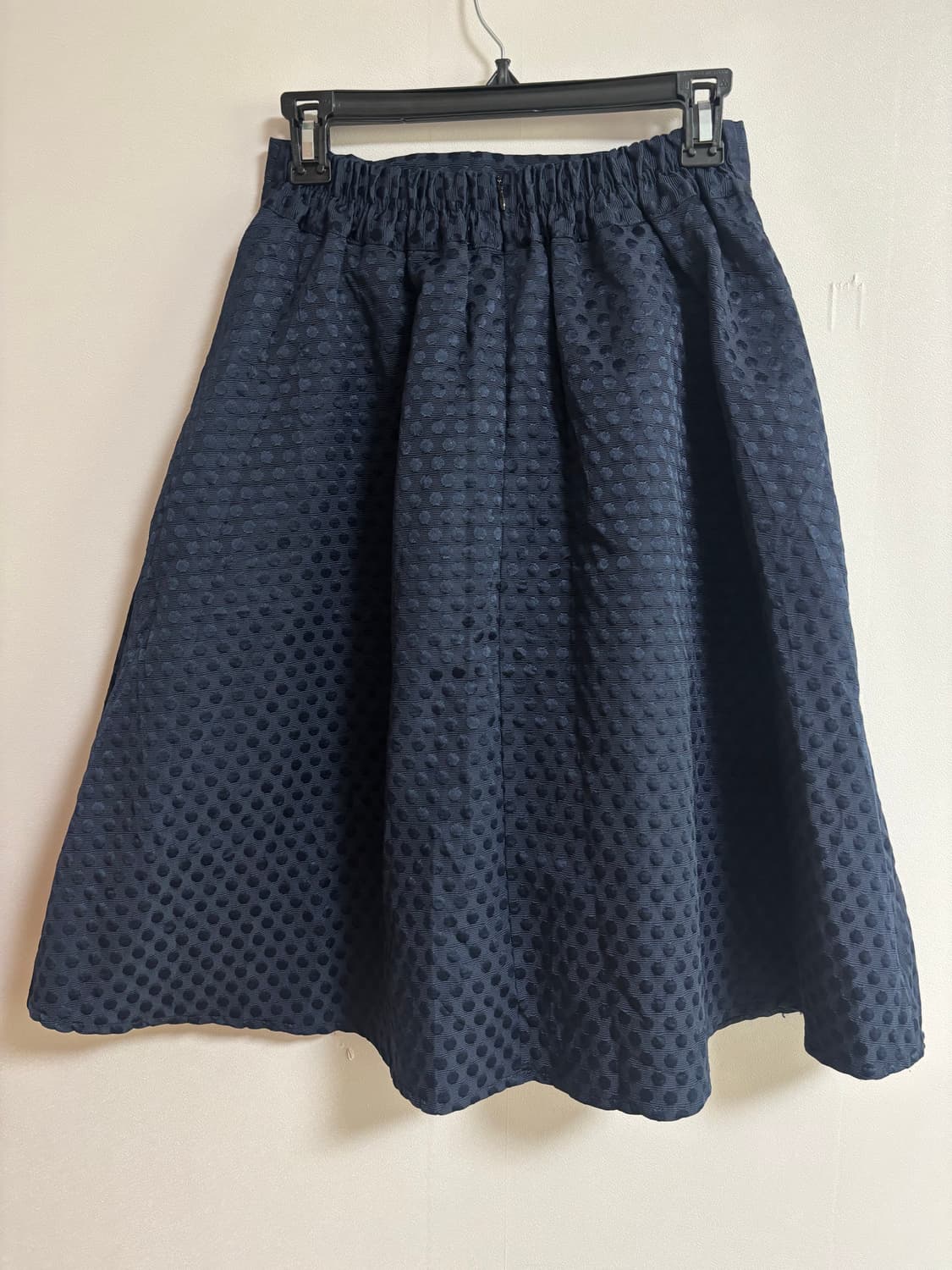 빈티지) 강추! 네이비 도트 미디스커트 상품이미지3