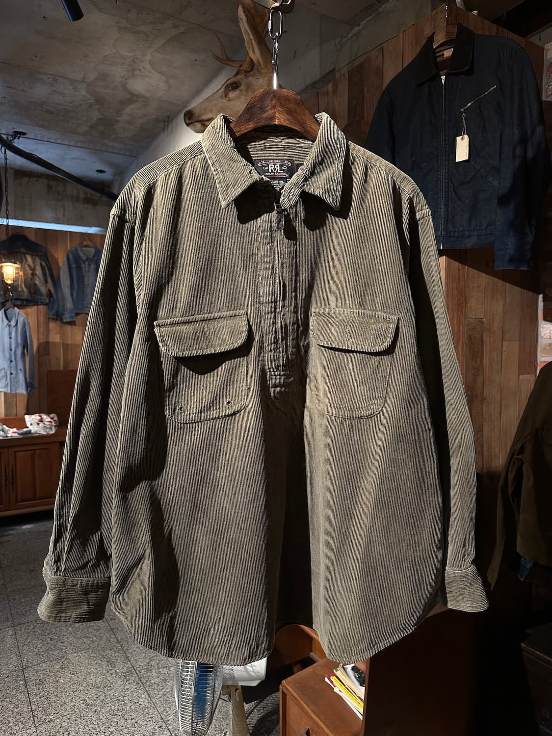 90s RRL 빈티지 더블알엘 코듀로이 셔츠 상품이미지2