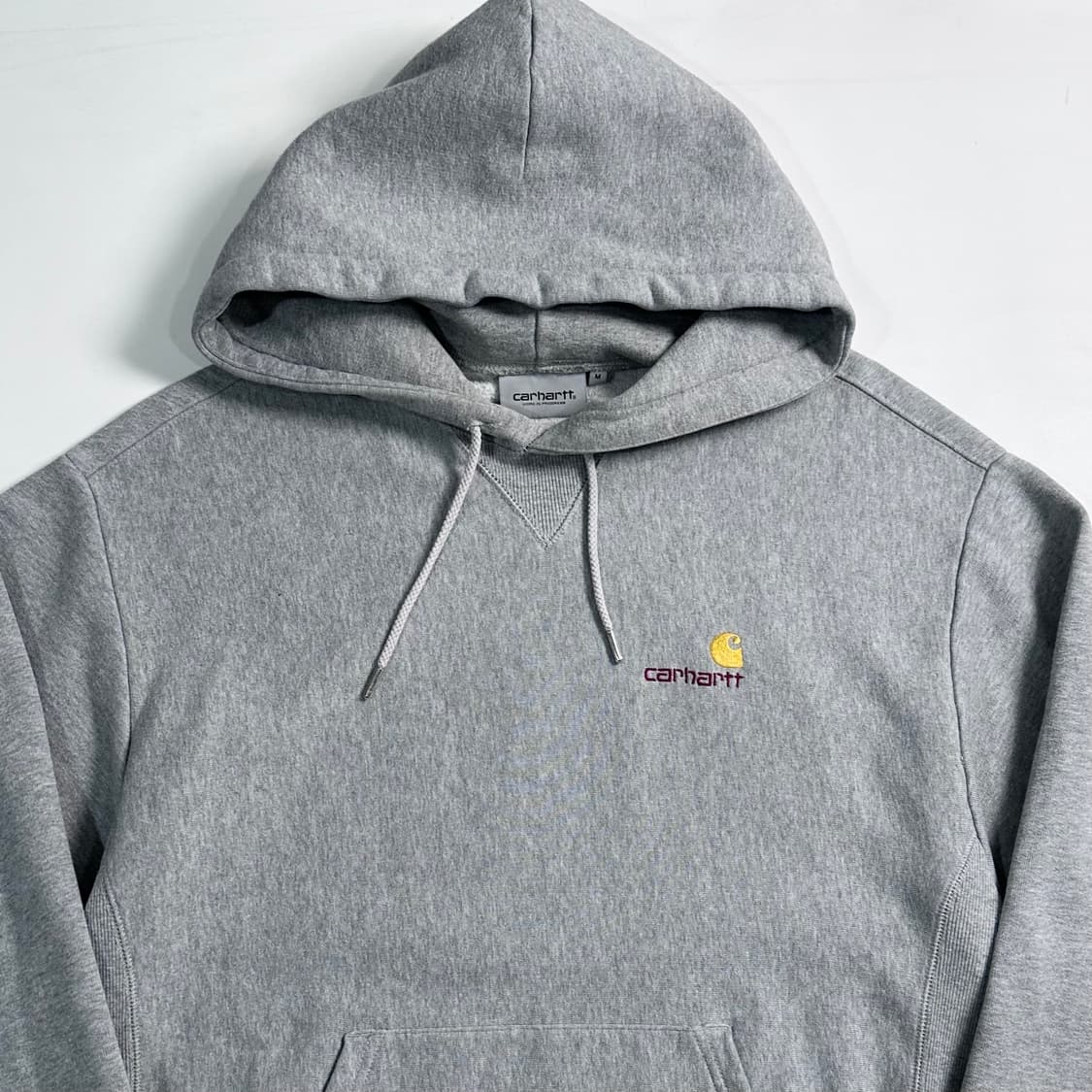 칼하트 로고 그레이 후드티  상품이미지2