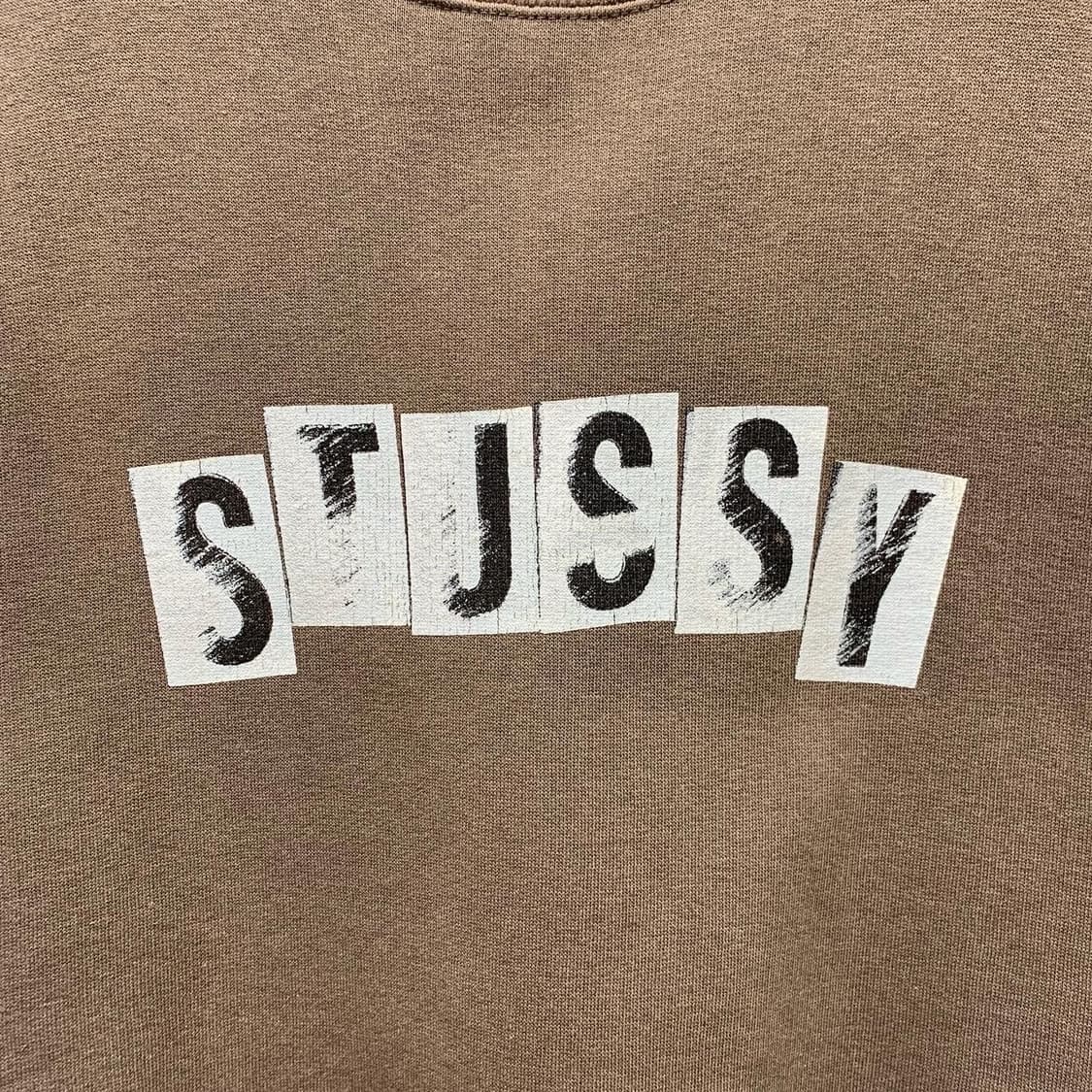 스투시 브라운 올드 프린팅 스웻셔츠 상품이미지4