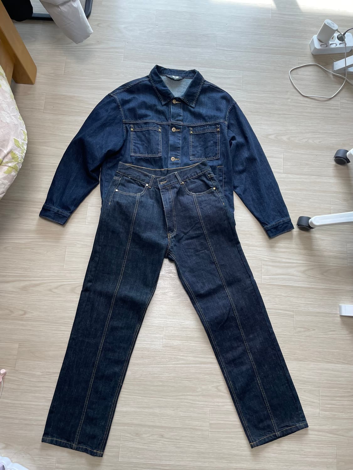 트릴리온 데님 셋업 M 상품이미지1