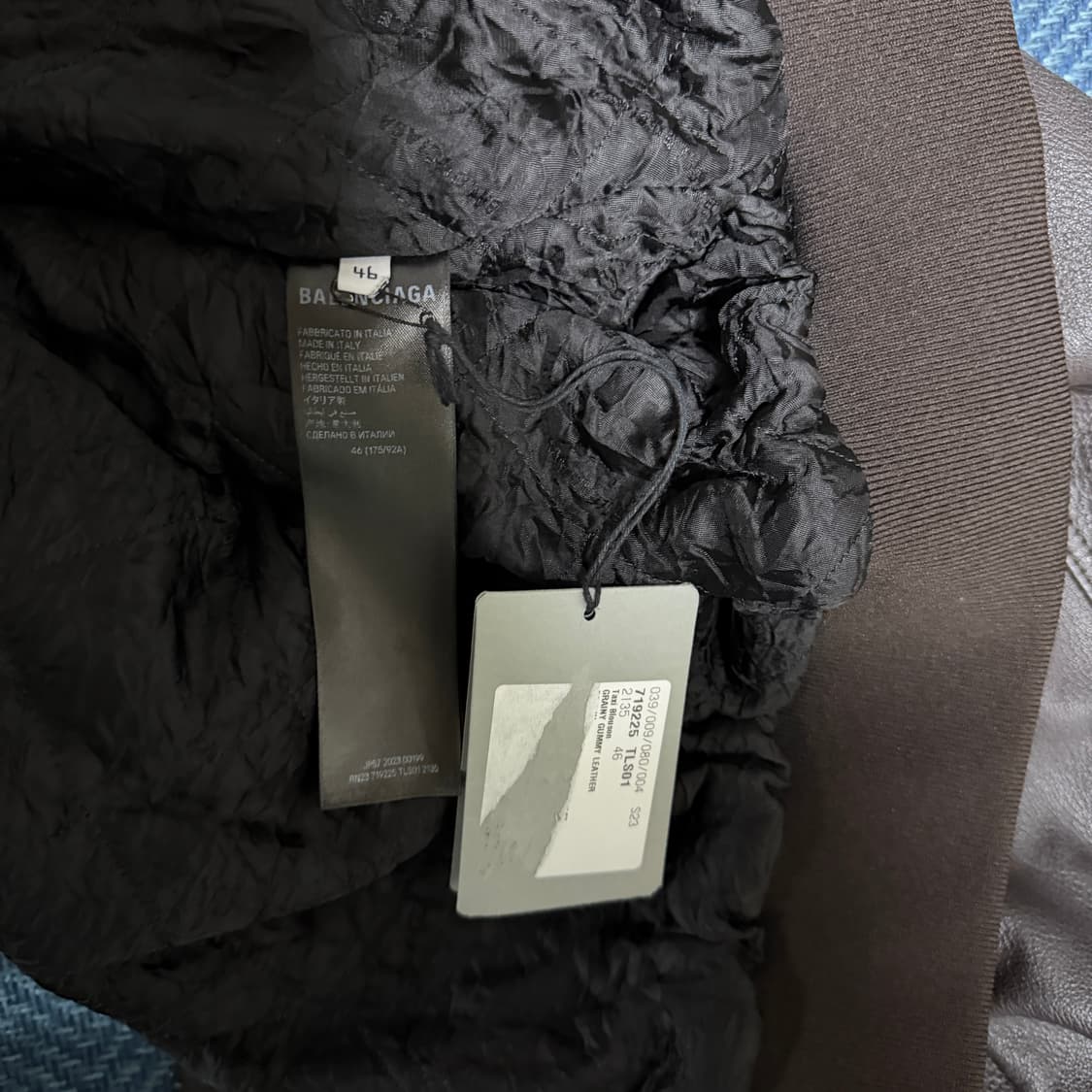 [46]발렌시아가 택시 후드 블루종 상품이미지5