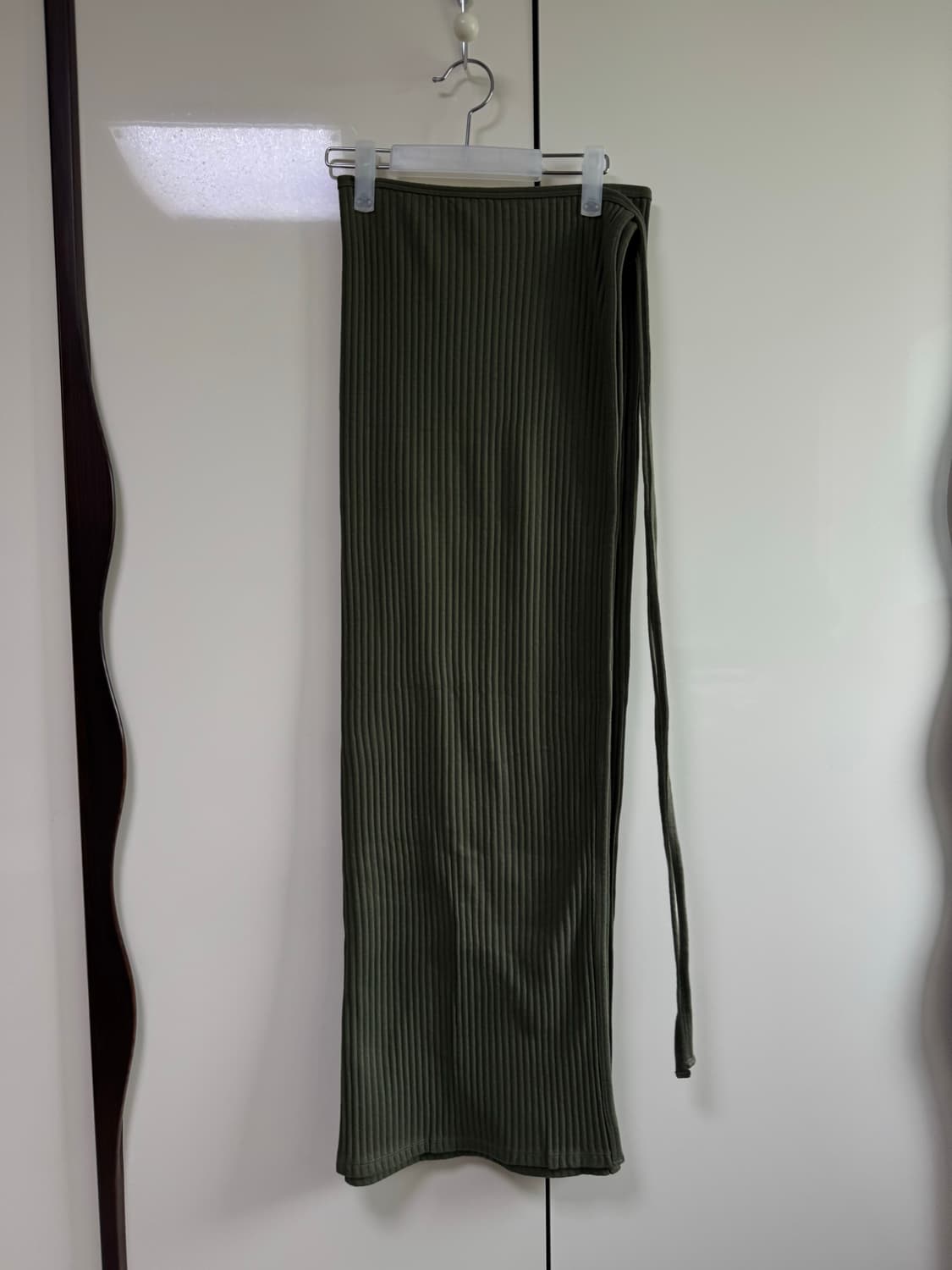 베이스레인지 브리그 스커트 카키 M 상품이미지3