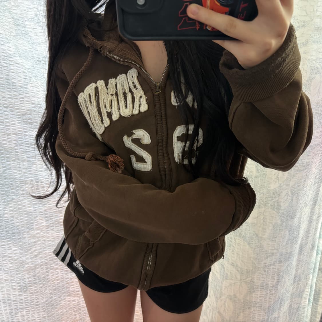 아베크롬비 후드집업 브라운 상품이미지3