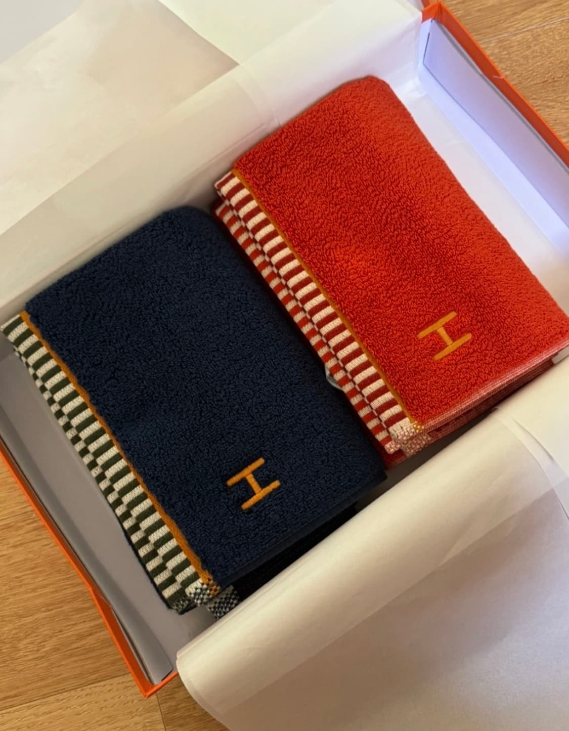 에르메스 H로고 타올 상품이미지1