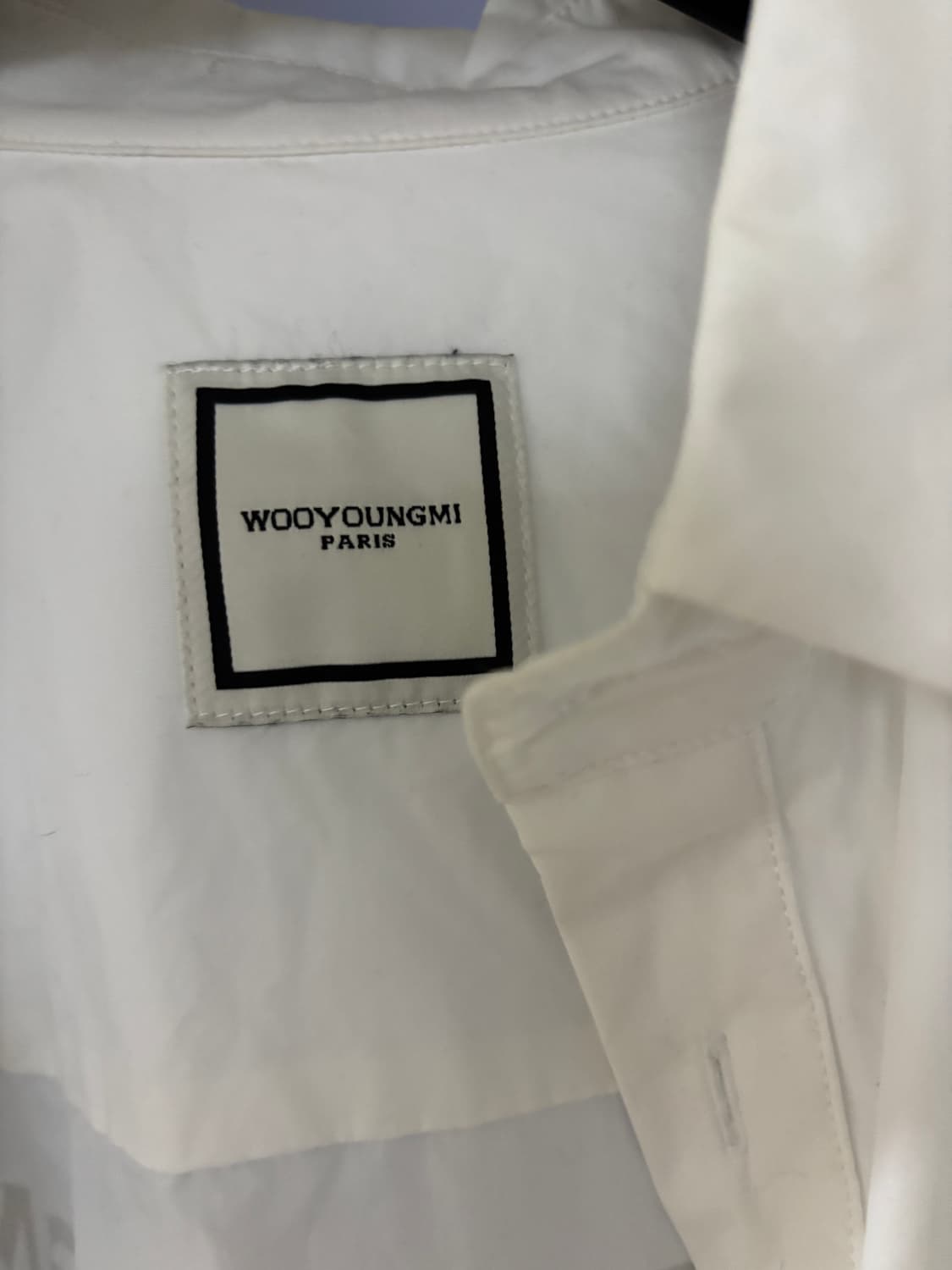 우영미 / 백 로고 셔츠 / 52 110 2xl 상품이미지3