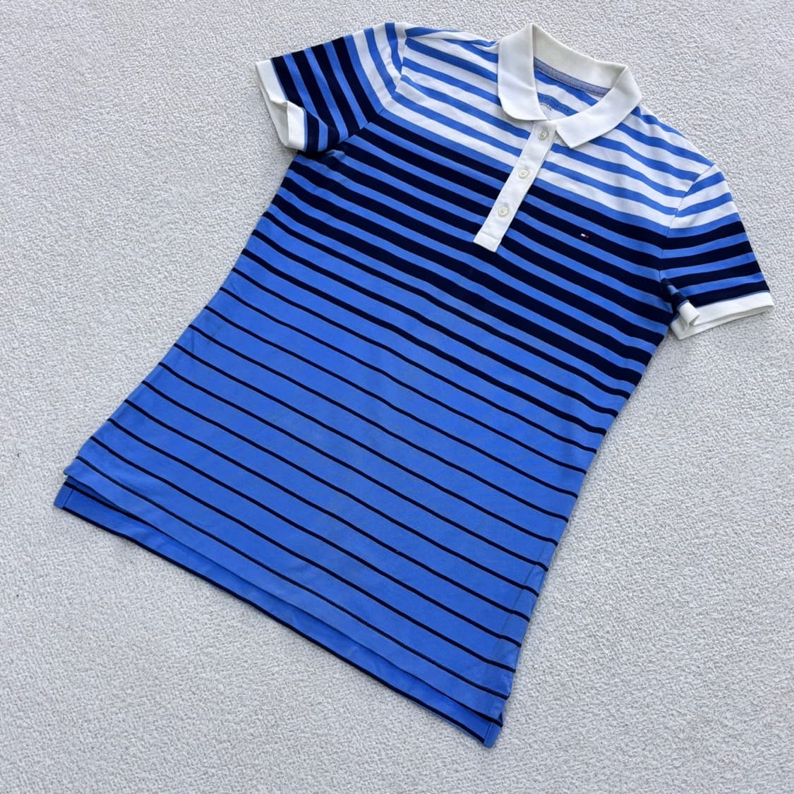 XS 타미힐피거 반팔 카라 티셔츠 0323E 상품이미지1