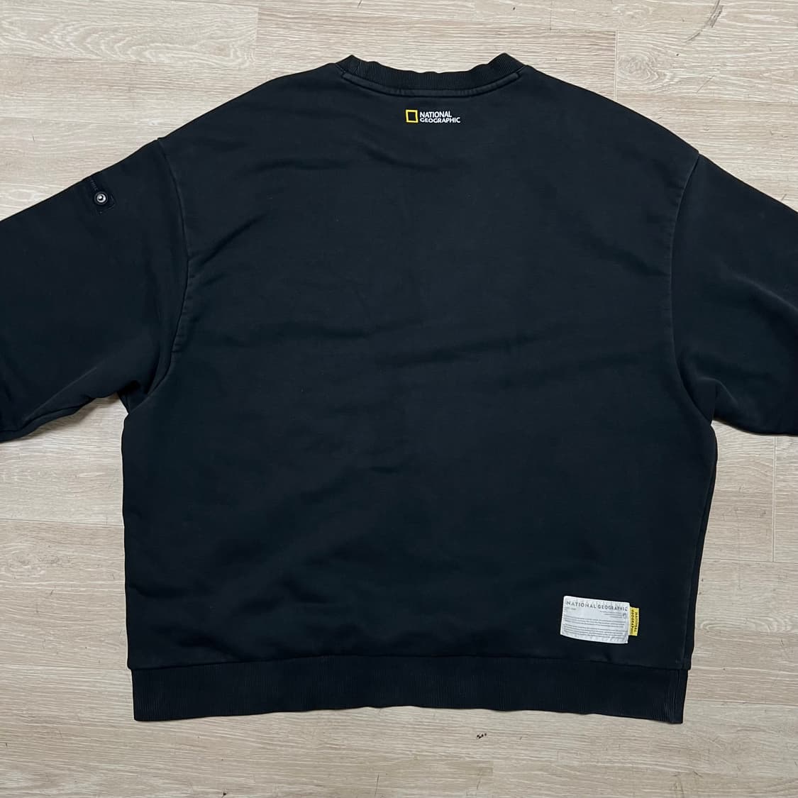내셔널 지오그래픽 와펜 맨투맨 티셔츠 [블랙] 2XL/110 상품이미지5