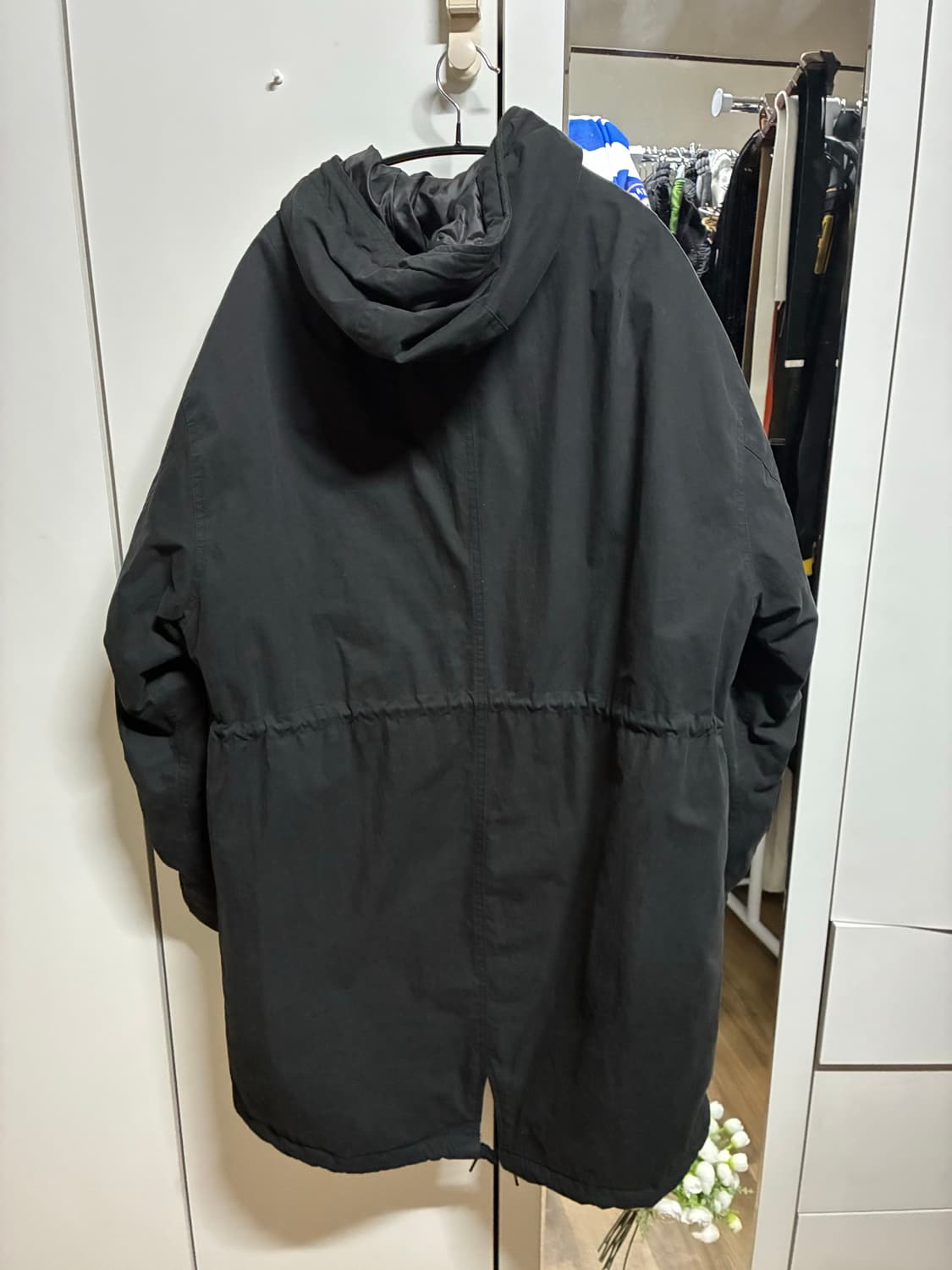 [새상품] LEE 리 퀼팅 파카 블랙 상품이미지7