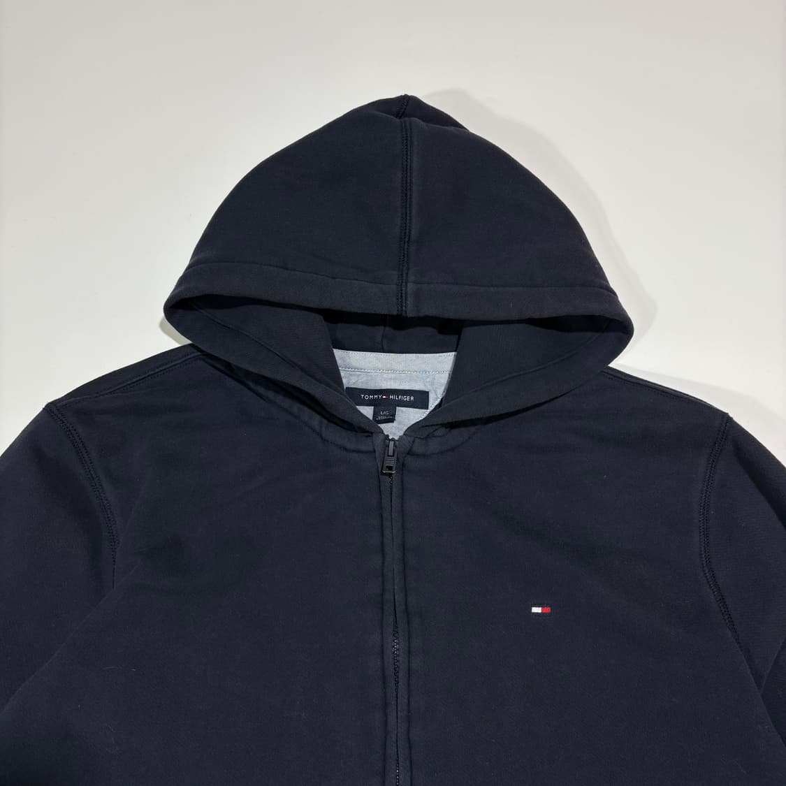 타미힐피거 로고 후드 집업 상품이미지3