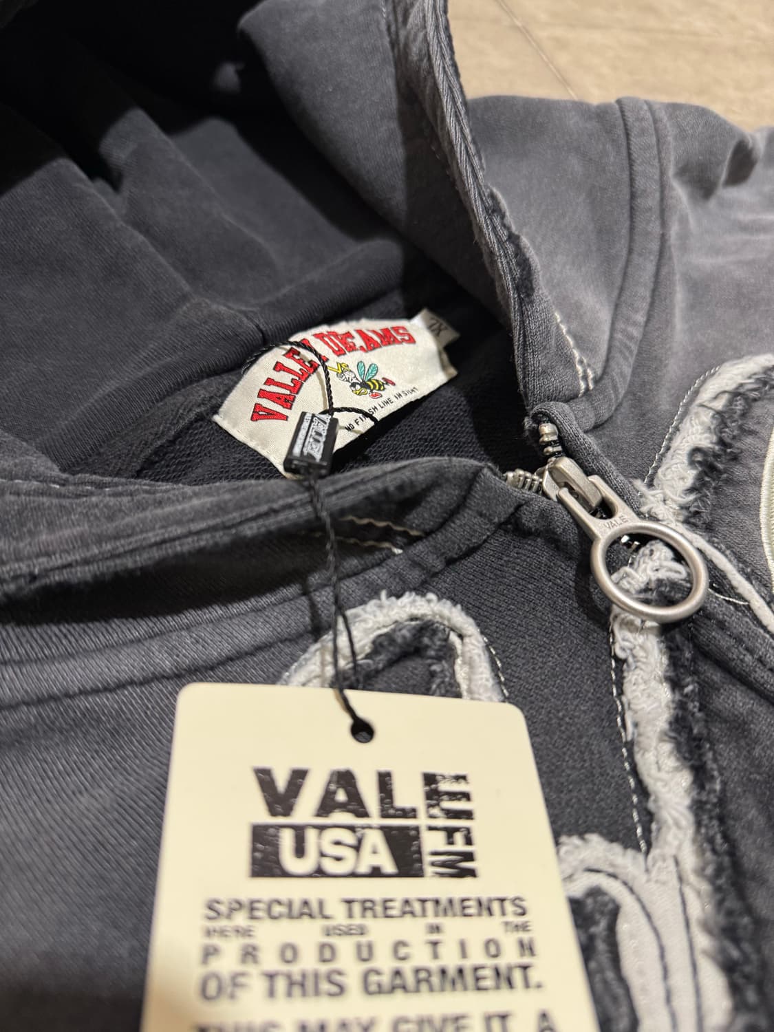 Vale forever RELIGION 후드집업 블랙 상품이미지4