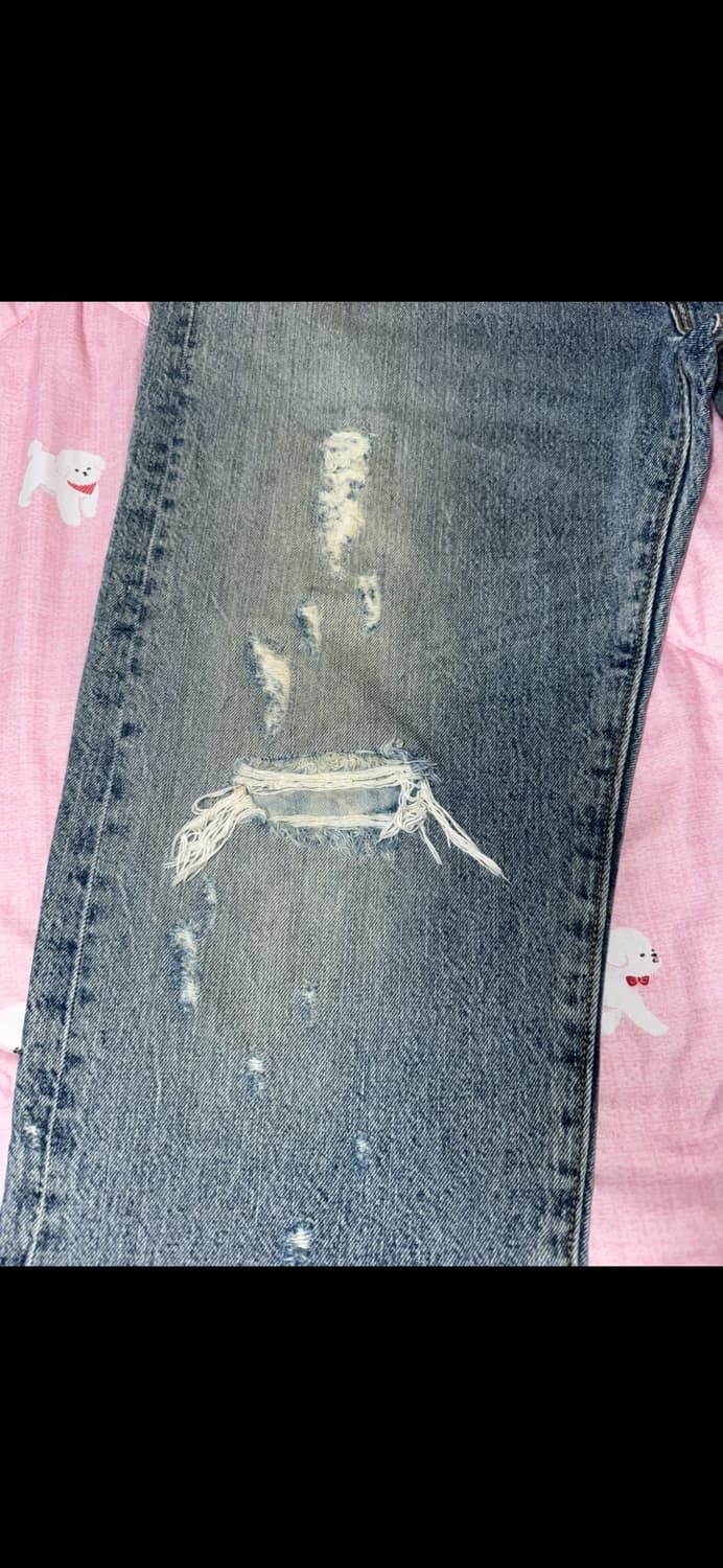 리바이스 501 디스트로이드 데님 팬츠 35사이즈 상품이미지3