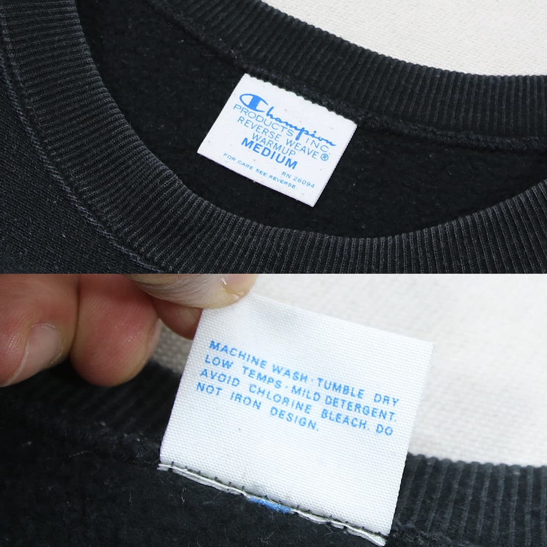 (착용컷) Champion 리버스 위브 스웻 셔츠 (남성용 98) 상품이미지5