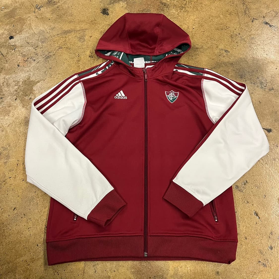 [정품/105] 아디다스 플루미넨시 후드 집업 져지 b18 상품이미지2