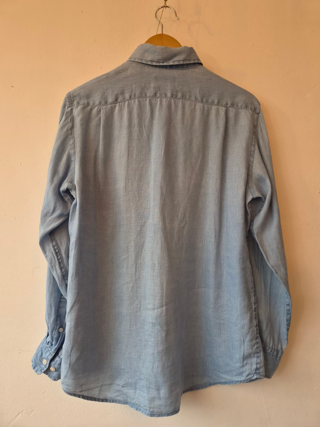 유니클로 남성 워싱린넨셔츠  M사이즈 상품이미지3