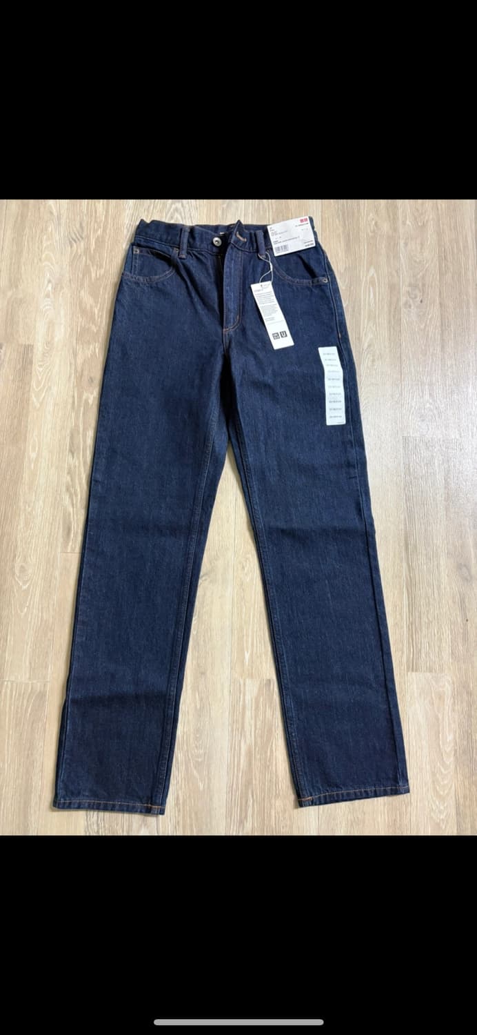 Uniqlo U 데님 23 새상품 레귤러 피트 스트레이트 하이라이즈 진 상품이미지1