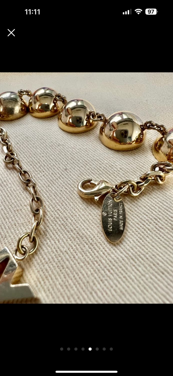 루이비통 오버 더 레인보우 팔찌 M66891 골드 상품이미지5