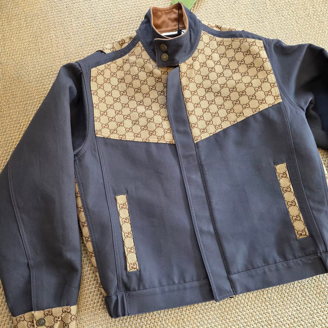 GUCCI 구찌 클래식 GG패턴 헤링턴 칸바스 워크자켓
 상품이미지7