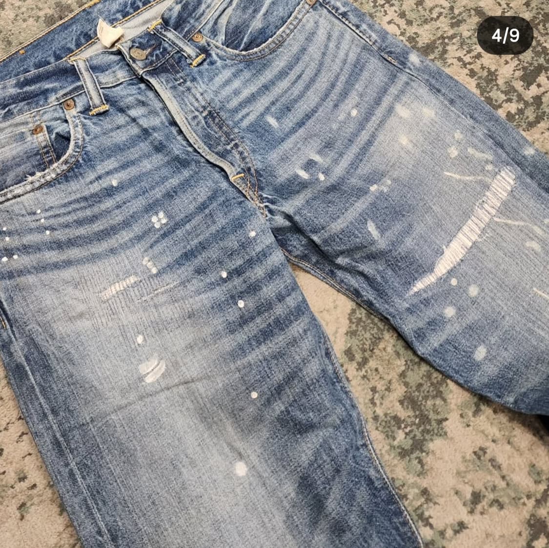 RRL 슬림스트레이트 더티진 상품이미지5