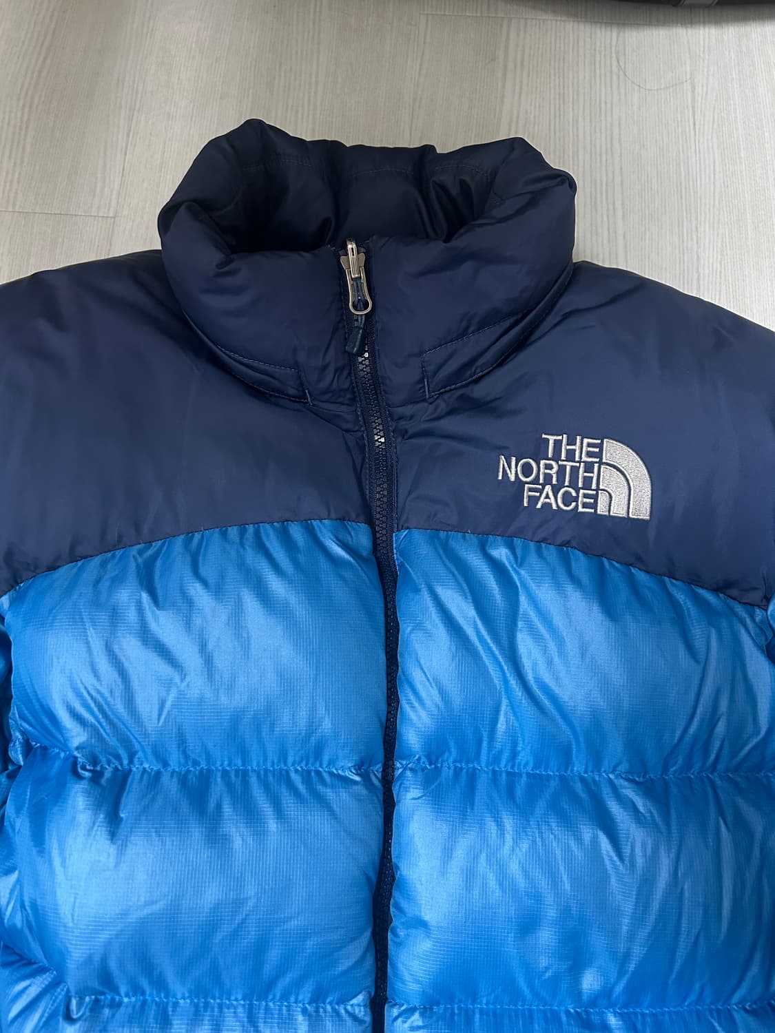 노스페이스 눕시 패딩 블루 M 상품이미지2