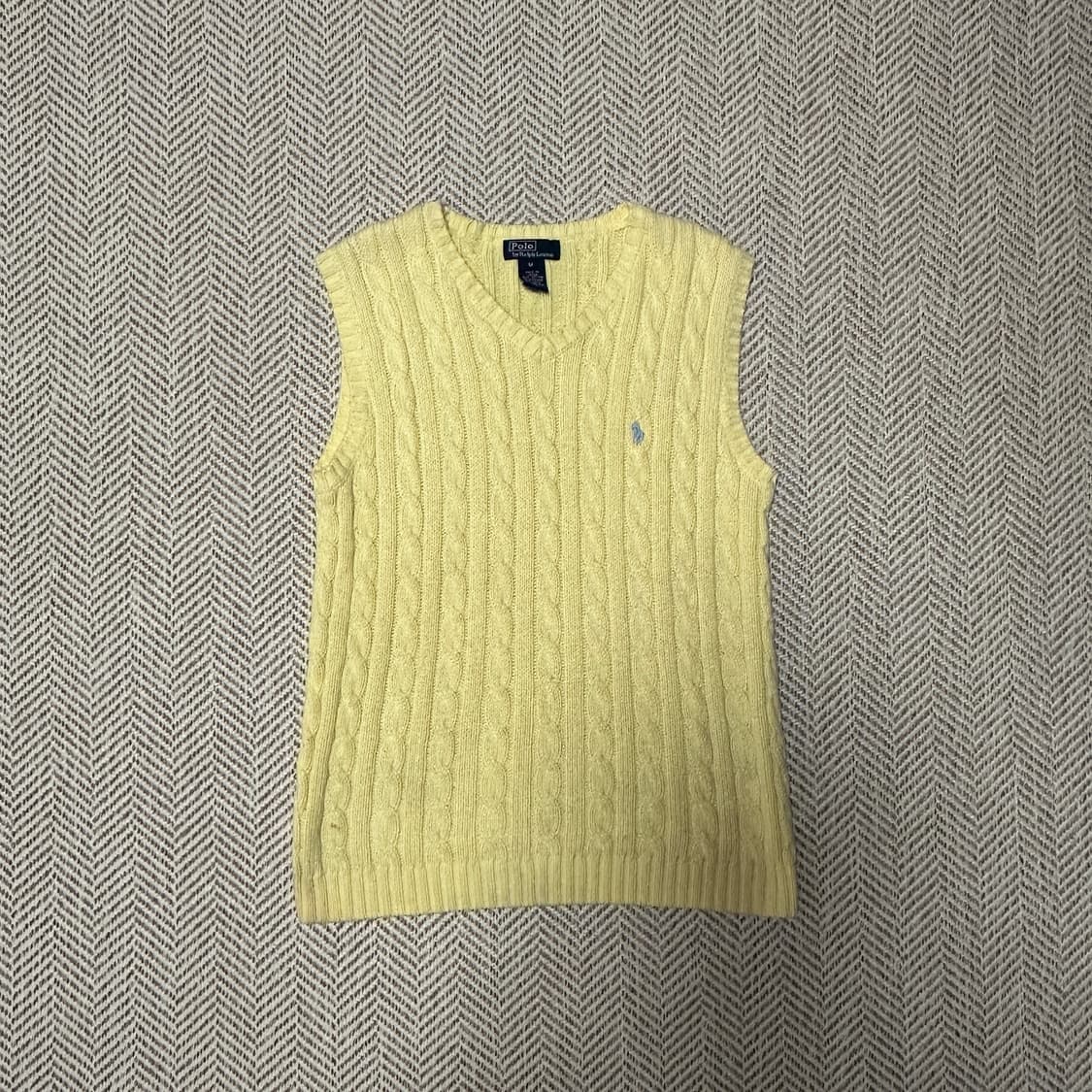 POLO RALPH LAUREN japan made v neck kint 상품이미지1