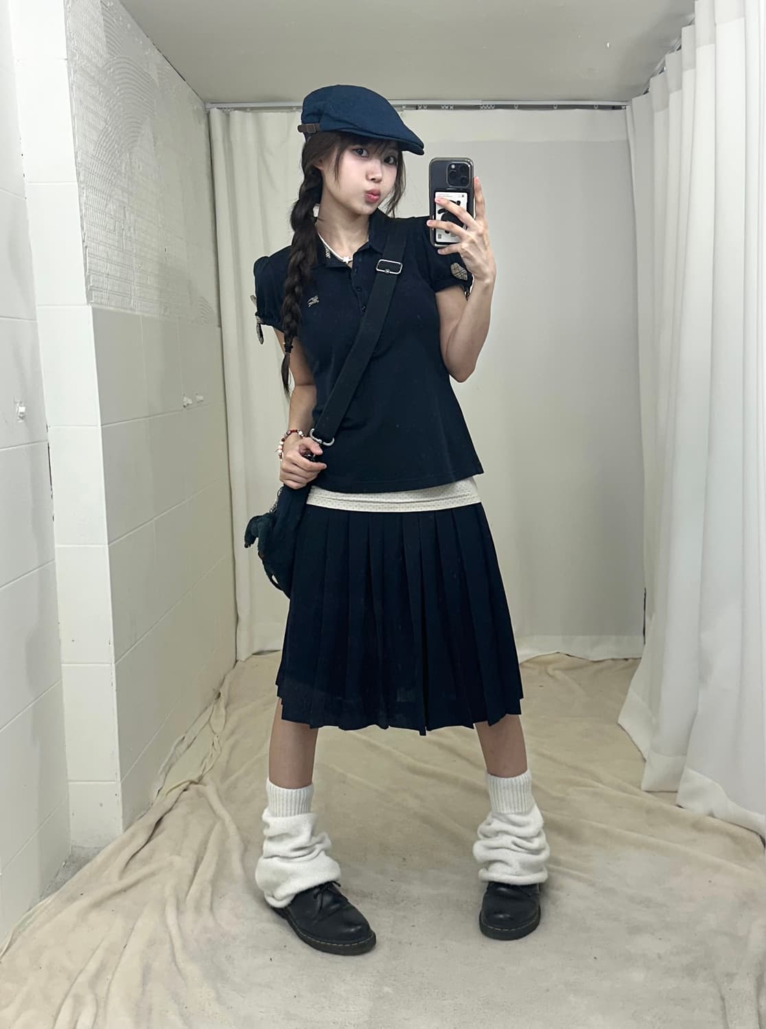 버버리 네이비 너드 니혼진 코디세트 상품이미지1