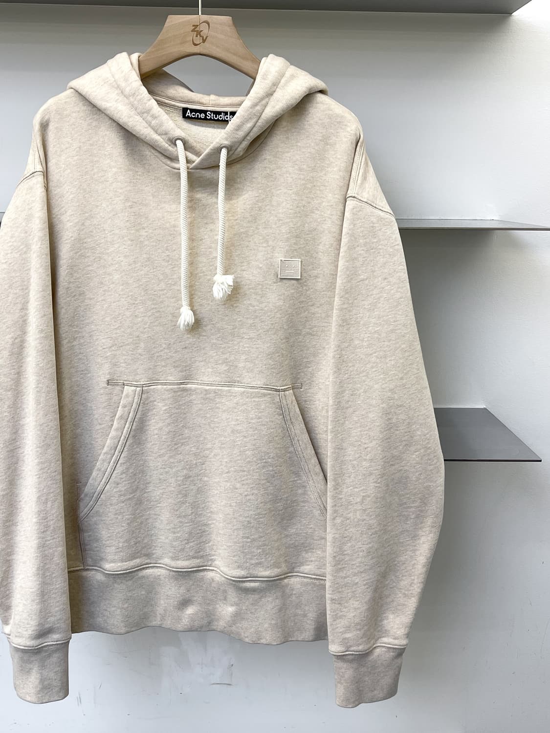 아크네 스튜디오 오트밀 멜란지 후디 상품이미지3