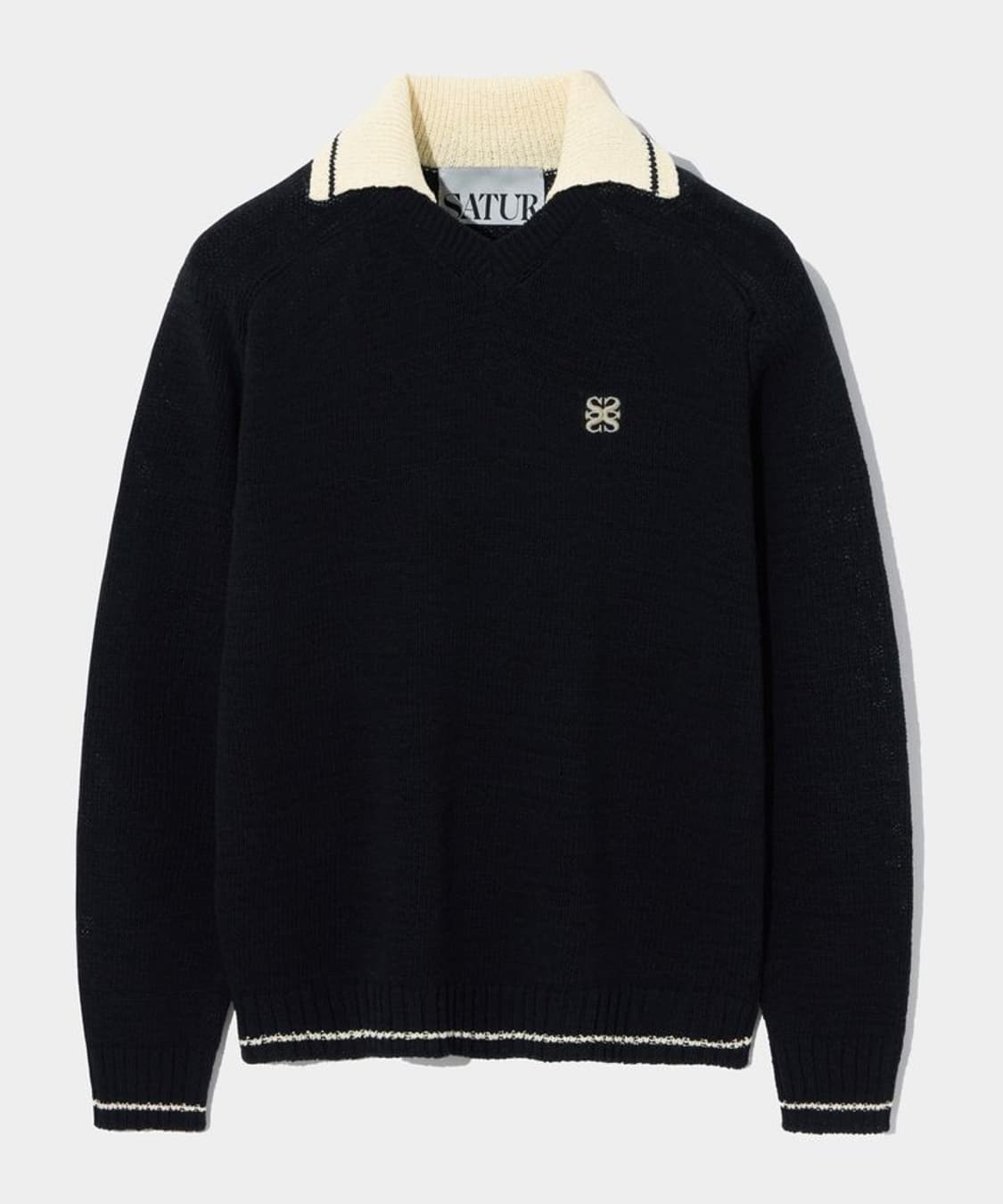 새상품) 세터 Satur 로잔 칼라 니트 상품이미지1
