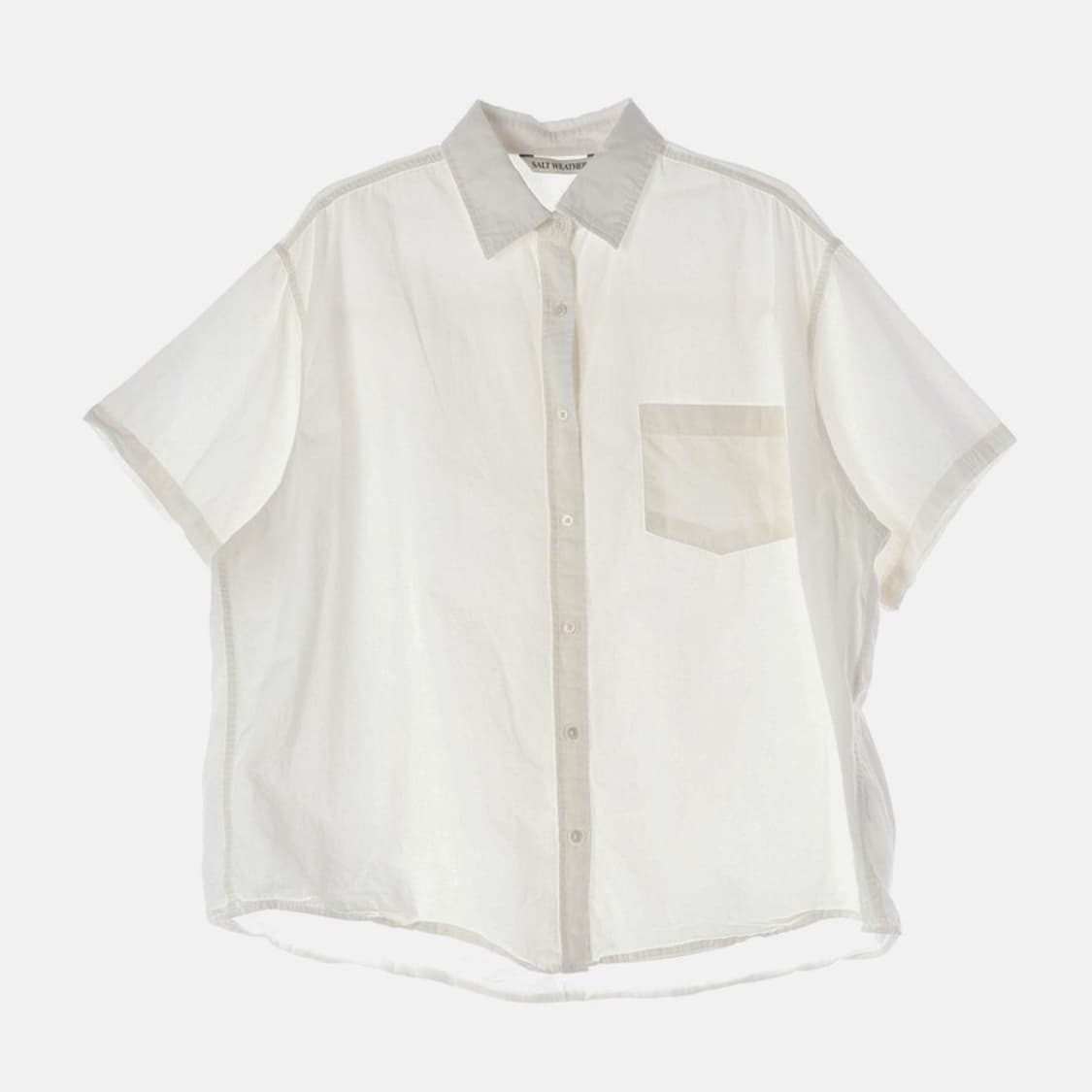 SALT WEATHER 솔트웨더 워시드 반팔 셔츠 F 상품이미지1