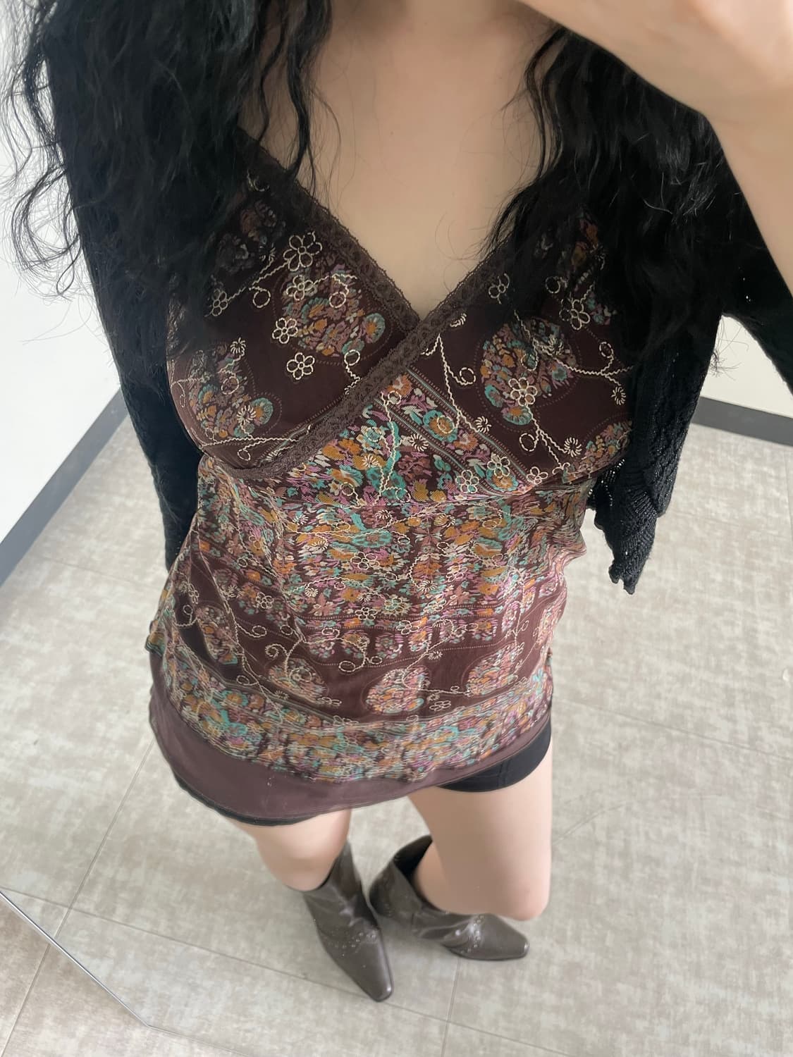 ethnic sleeveless top 상품이미지5