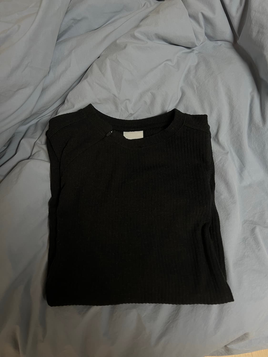 산산기어리브드 롱슬리브 RIBBED LONG SLEEVES [BLACK] 상품이미지6