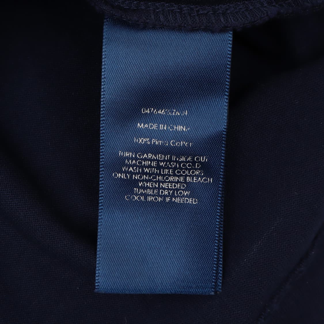 랄프로렌 우먼스 네이비 하프집업 코튼 니트 상품이미지9