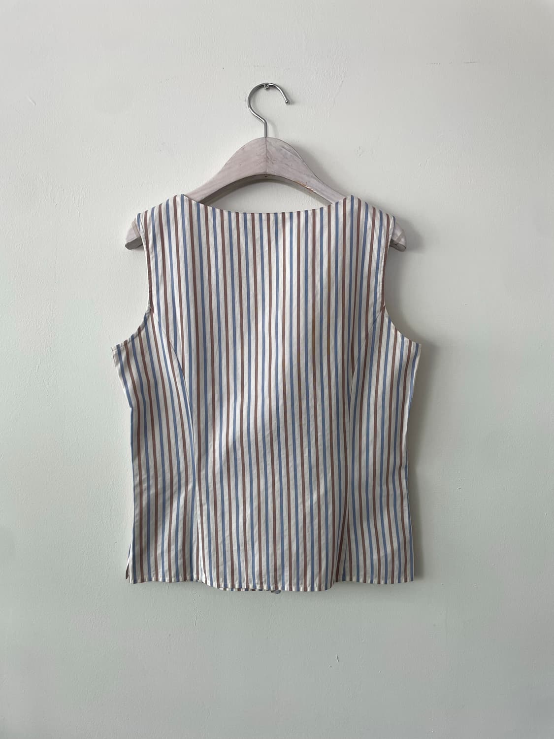 Aquascutum square neck frill blouse 상품이미지7