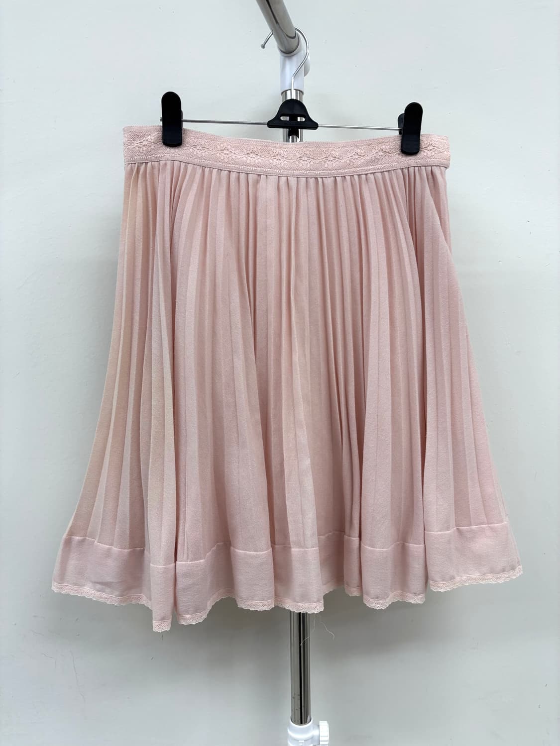 빈티지 연핑크 미디 스커트 상품이미지7