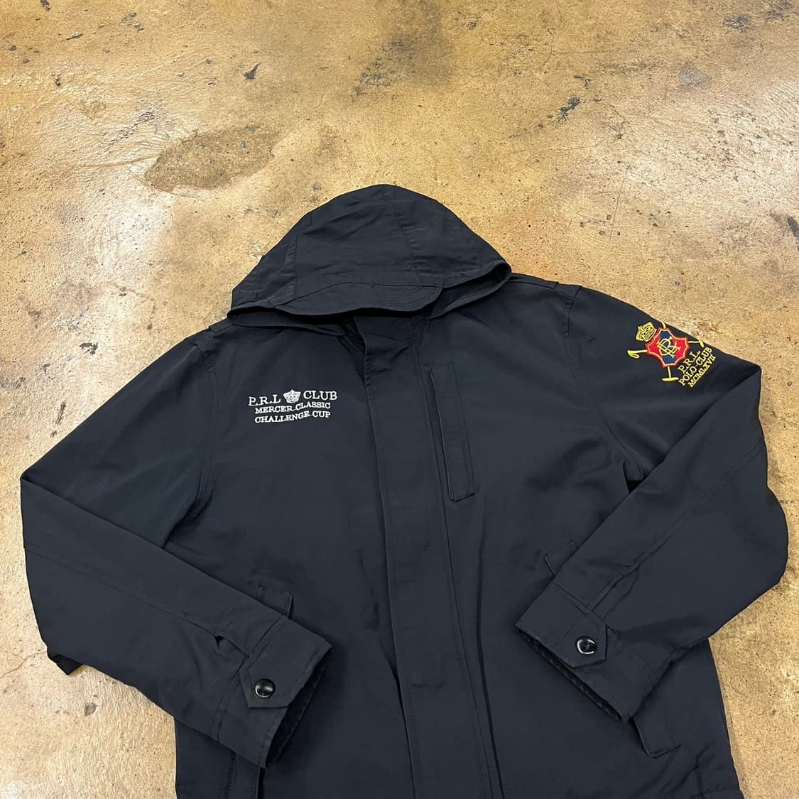 폴로 랄프로렌 클럽 블랙 레이싱 자켓 상품이미지1