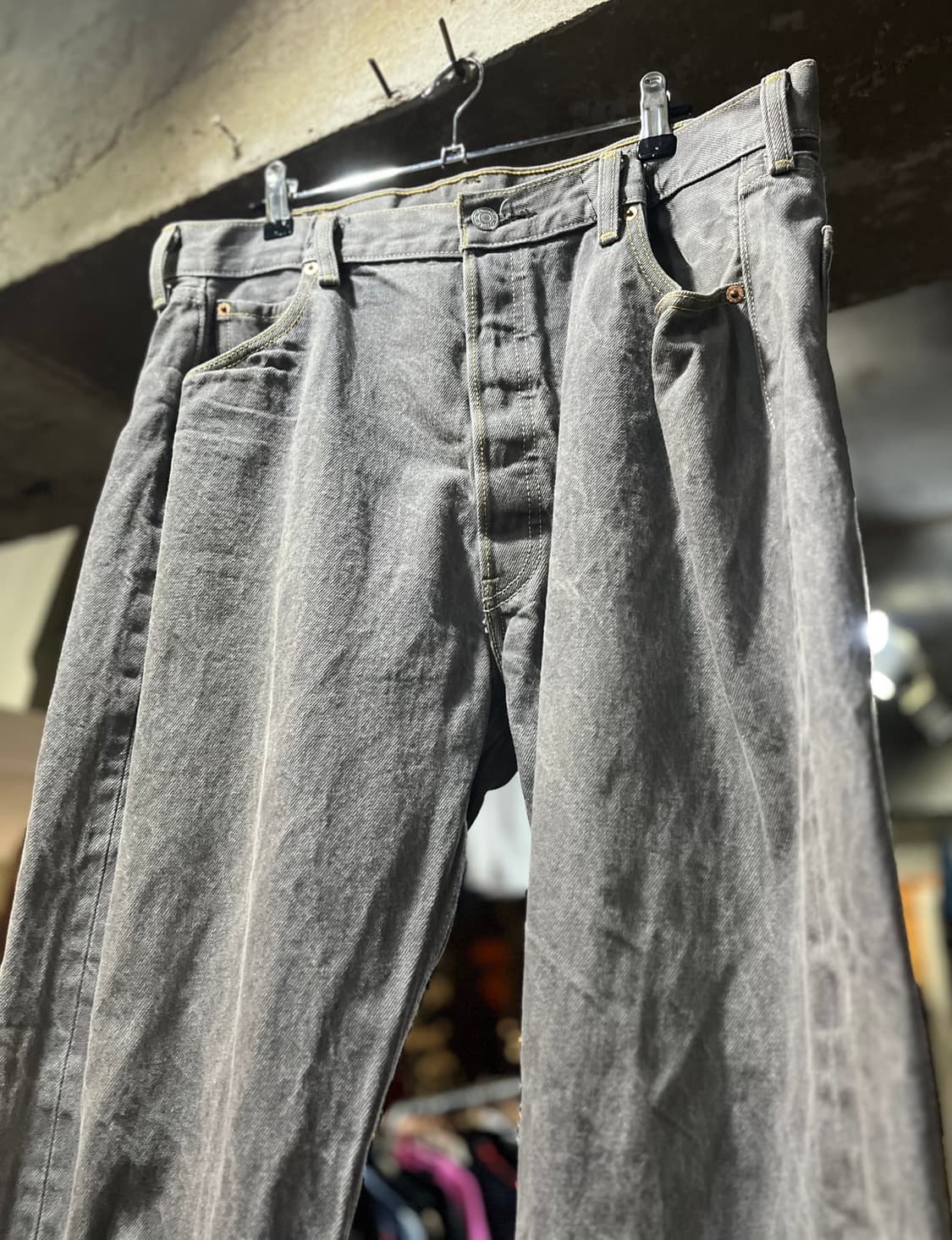 LEVI’S 501 GREY DENIM (Tag W40 / Fits W3 상품이미지3