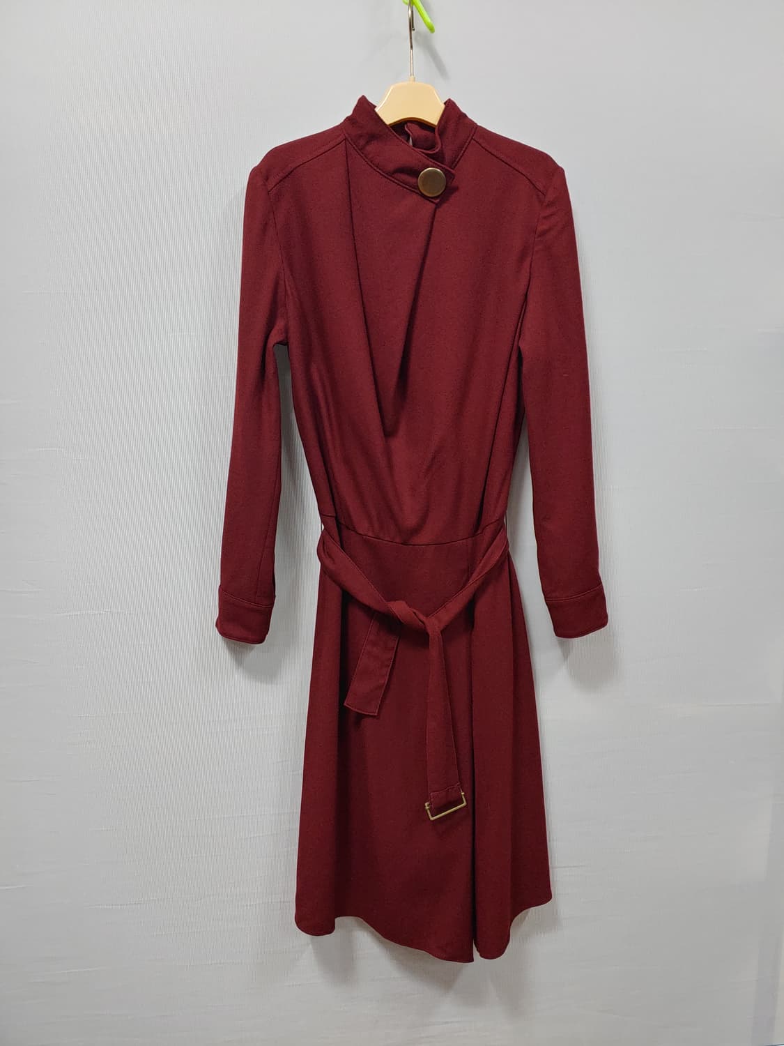 모조에스핀 버건디 벨트 롱 원피스 여성 55 상품이미지1