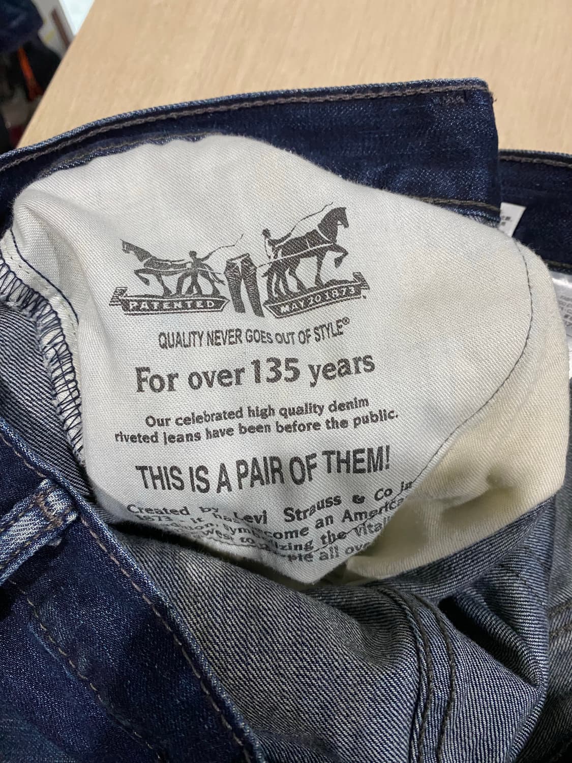 리바이스 505 데님 W38 상품이미지8