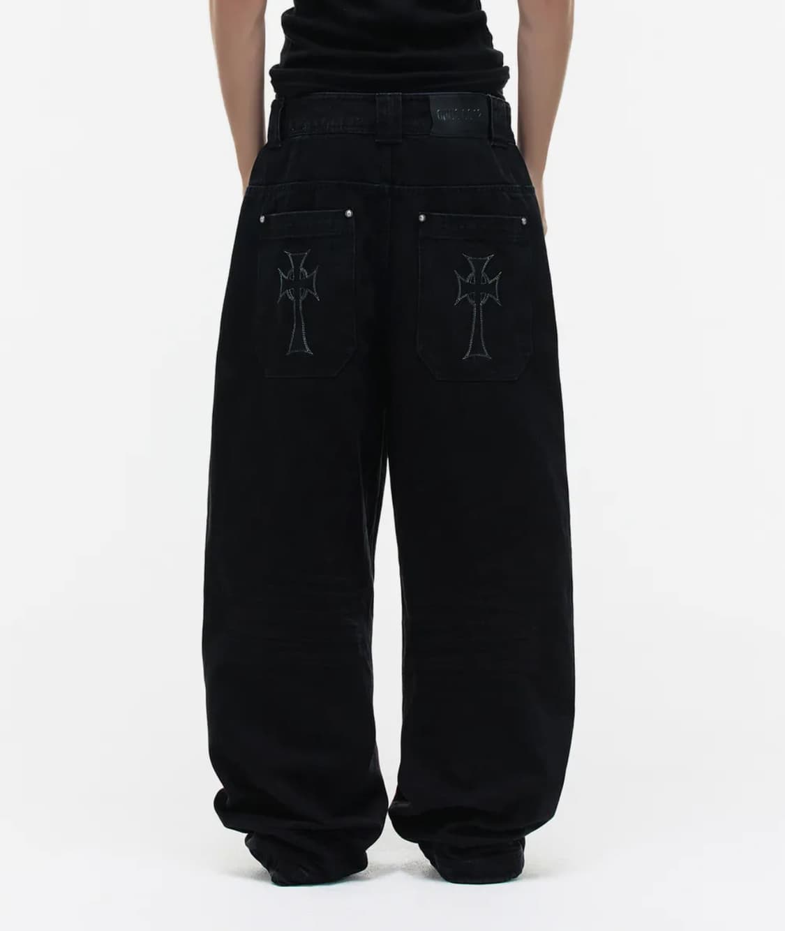 Op. 09 SIG LIQUID DENIM PANTS BLACK 상품이미지2