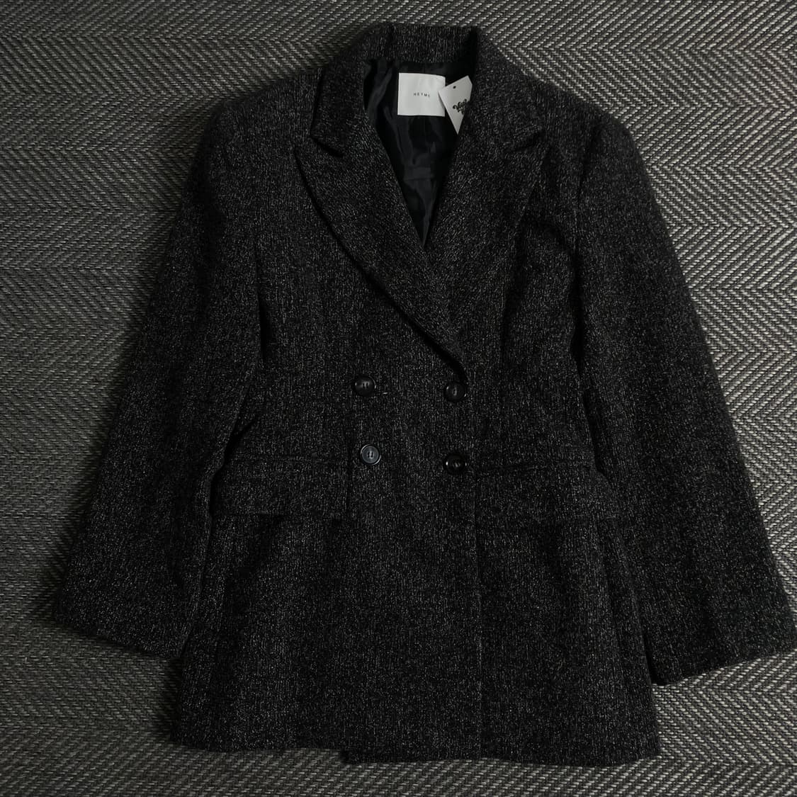 빈티지 우먼스 울 더플 하프 코트y 3557 상품이미지2