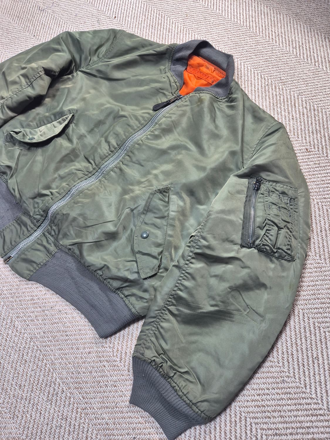 90s 미제 알파 MA-1 상품이미지4