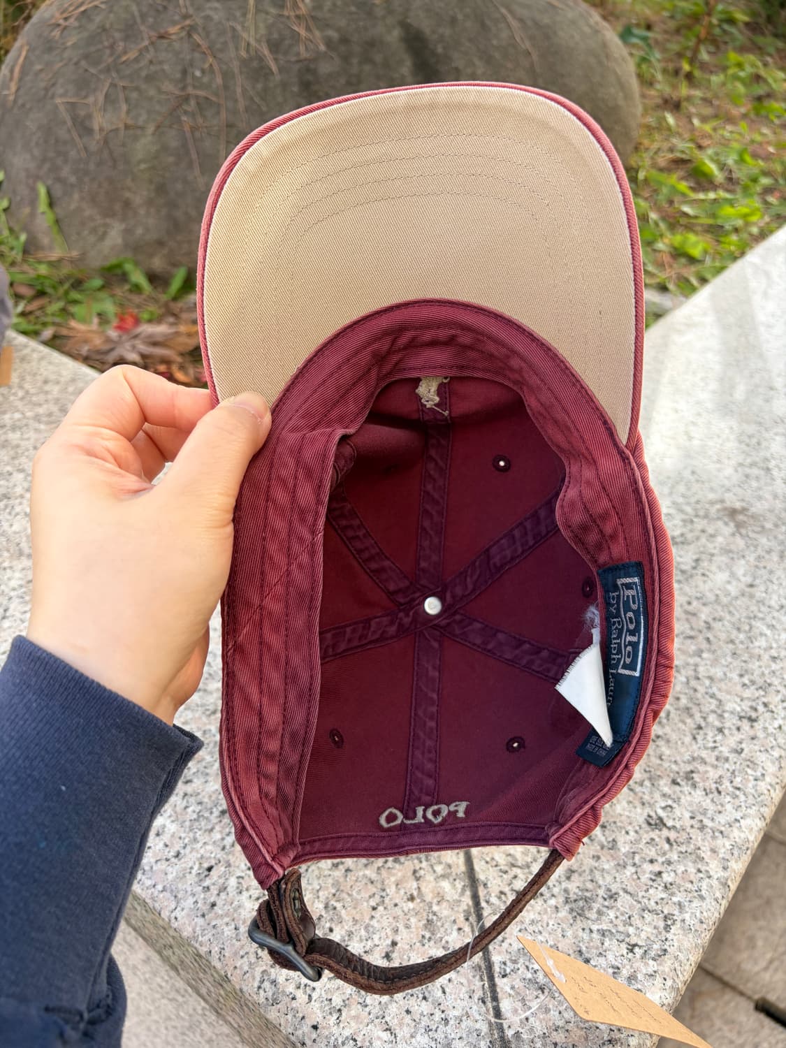 90s Polo RL 폴로 랄프로렌 페이딩 볼캡 (orange) 상품이미지4