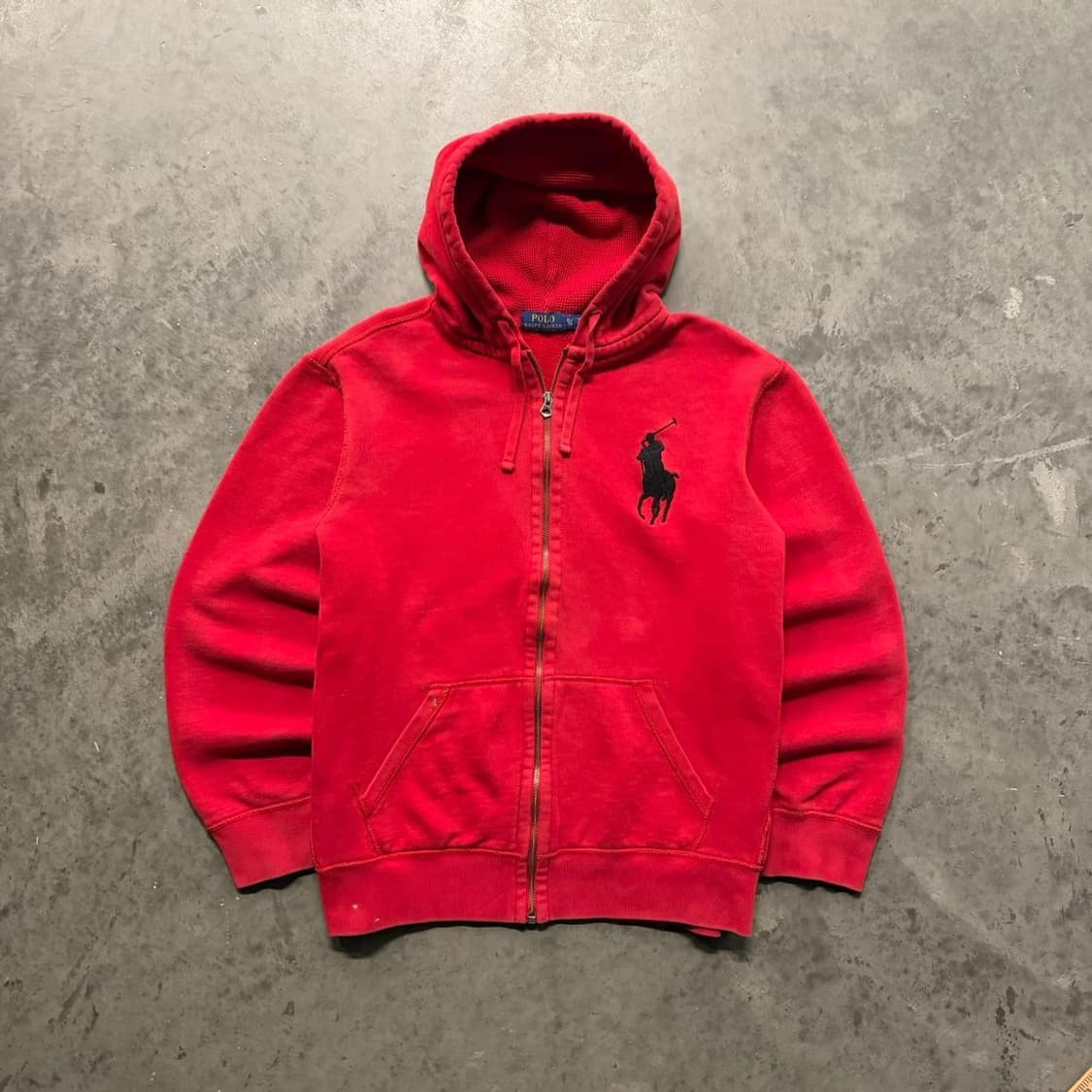 폴로 랄프로렌 빈티지 빅포니 로고 후드 집업 상품이미지1